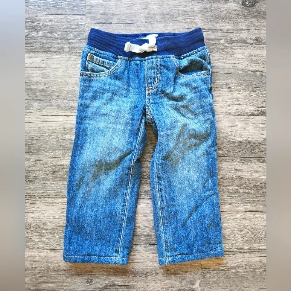 Gymboree Fleeced Lined Denim Jeans